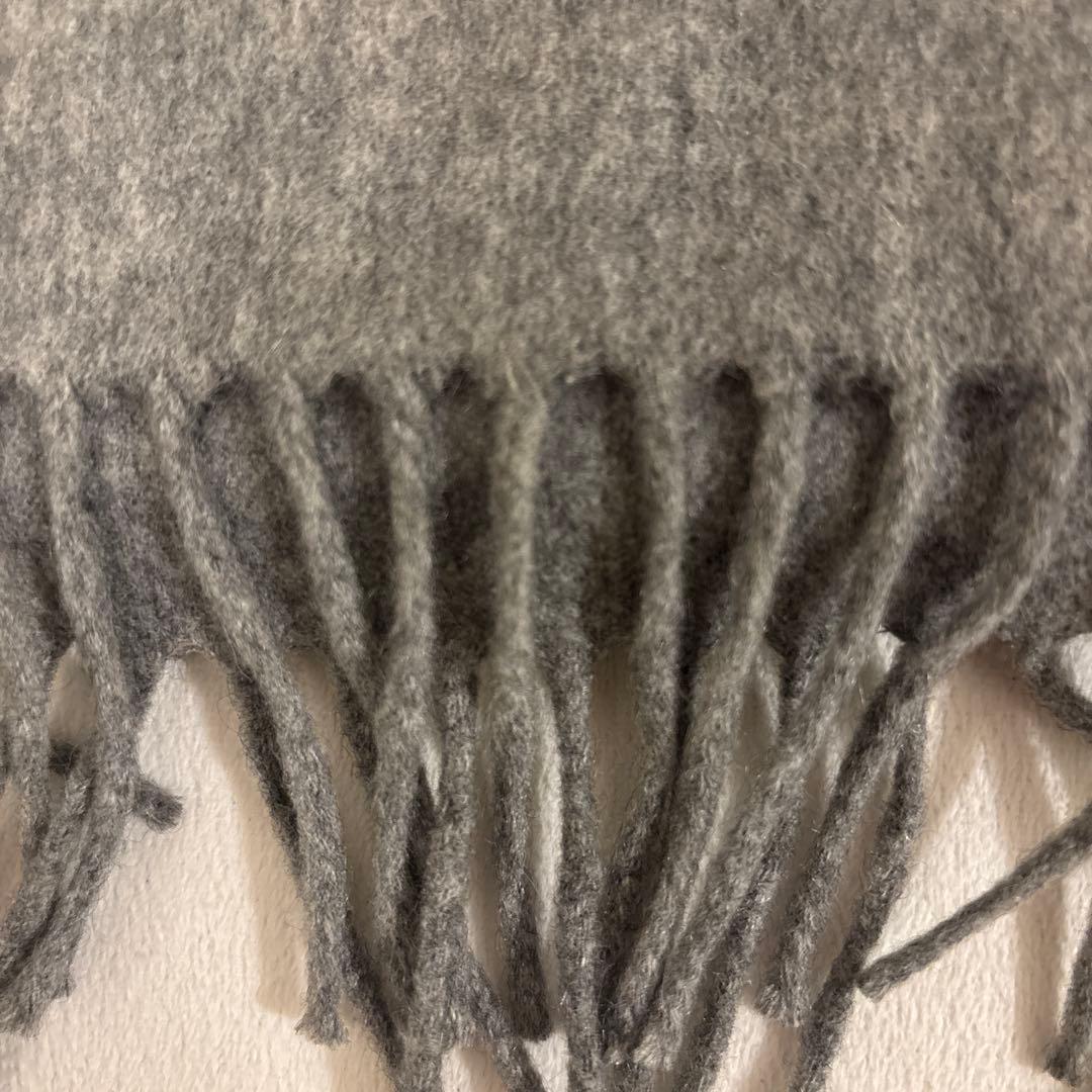 ロロピアーナ　カシミヤ 100%マフラー グレー