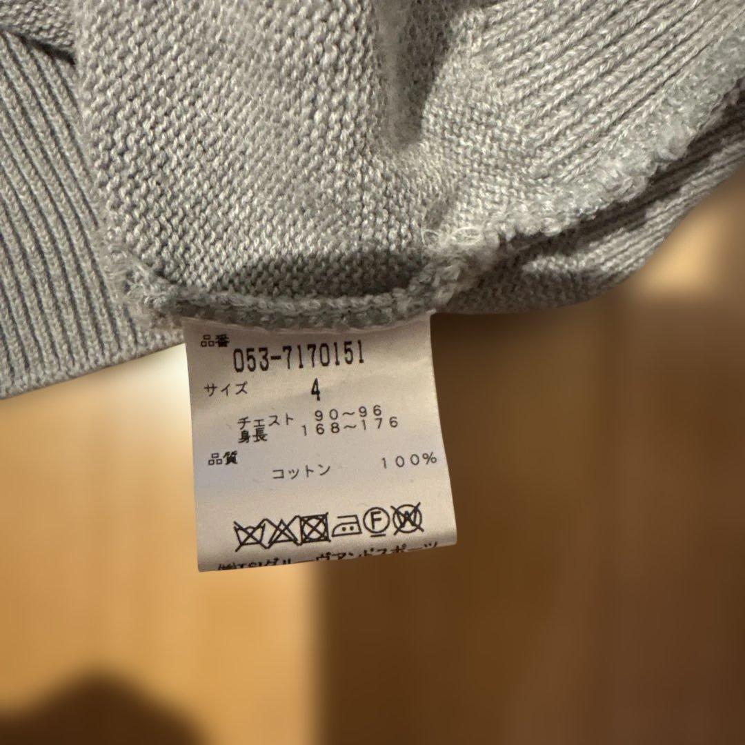 PEARLY GATES パーリーゲイツ　クルーネックセーター　サイズ4