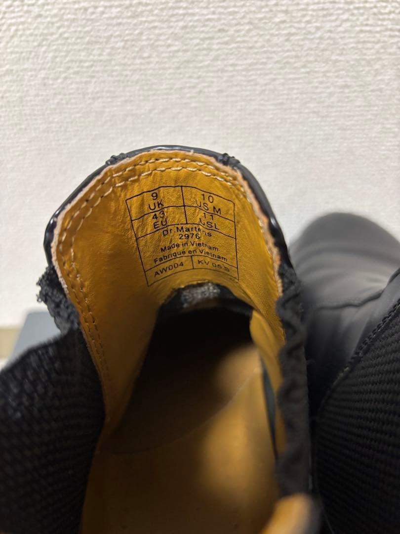 ドクターマーチン　チェルシーブーツ　サイドゴア　UK9