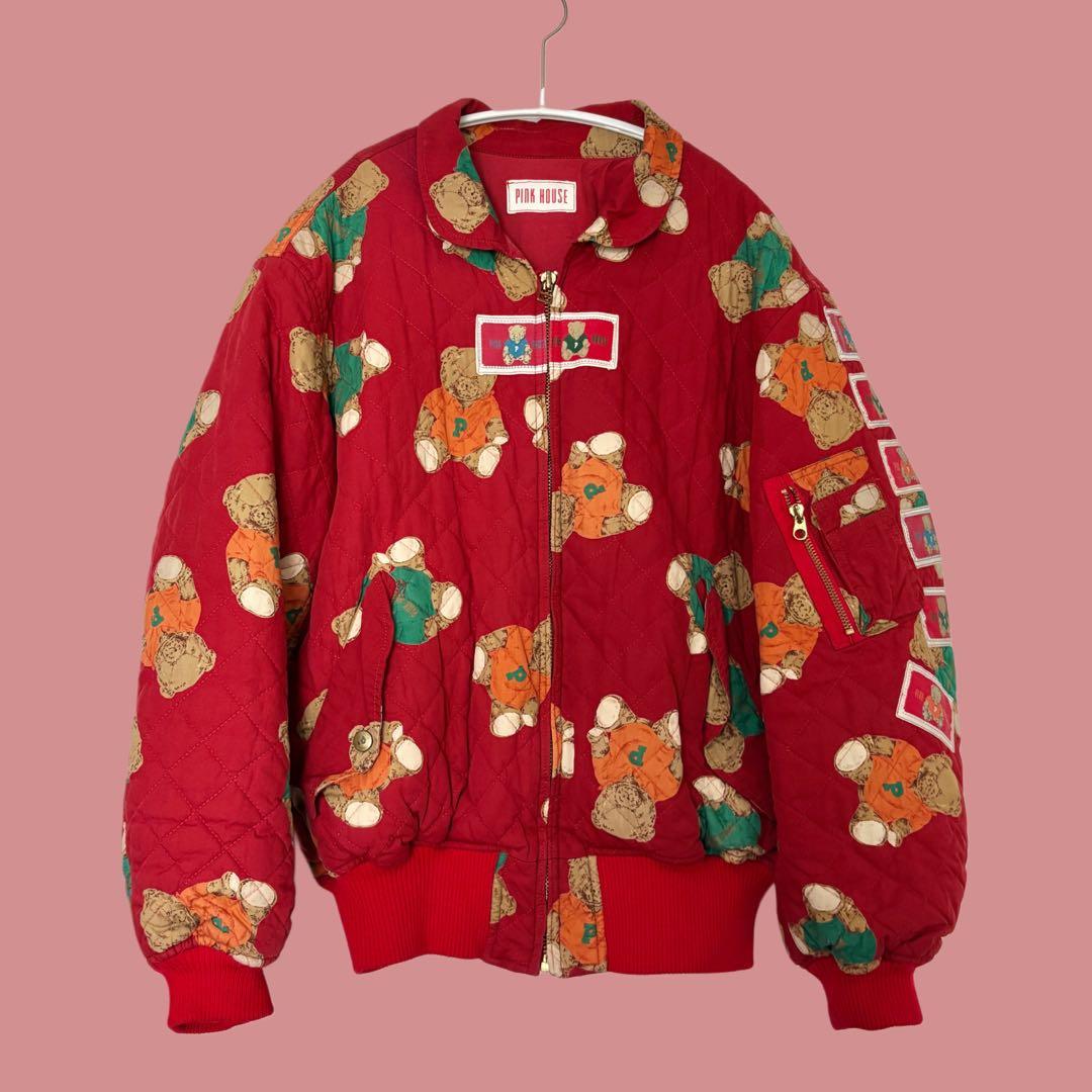 PINKHOUSE 90s赤くまブルゾン