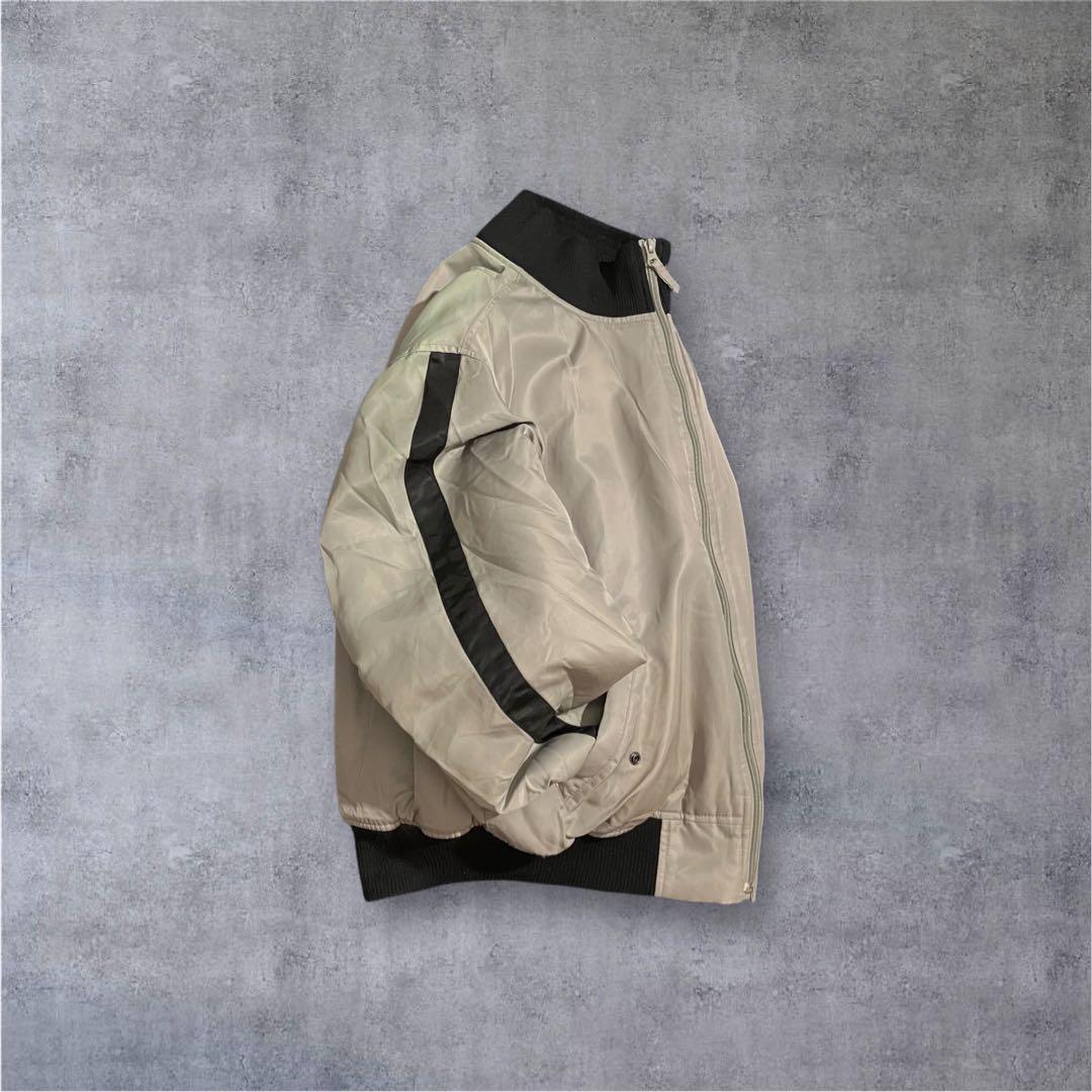 POLO JEANS MA-1 Mサイズ フェード グレージュ系 希少