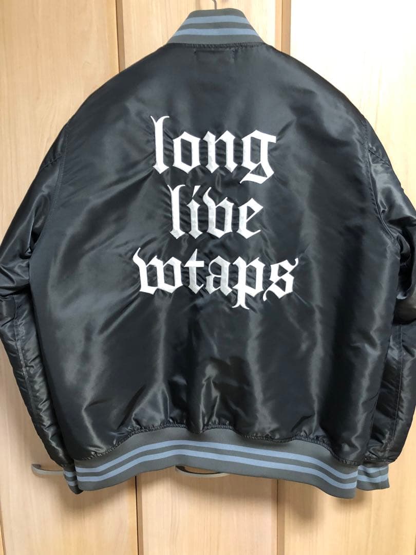 ジャケット・アウター WTAPS BENCH JACKET NYLON SATIN GRAY