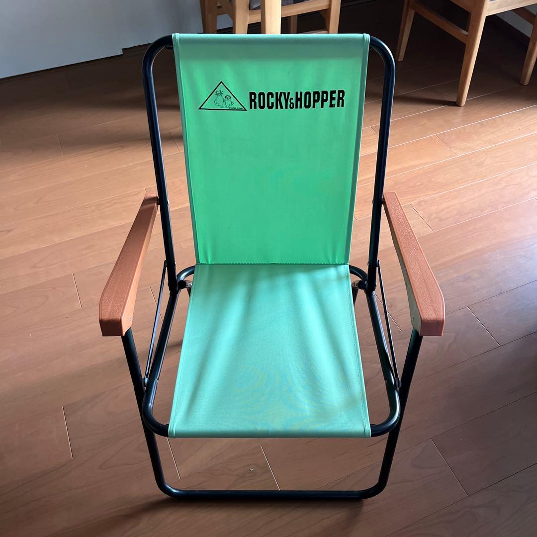 【ROCKY HOPPER】折りたたみアウトドアチェア ミントグリーン 4脚