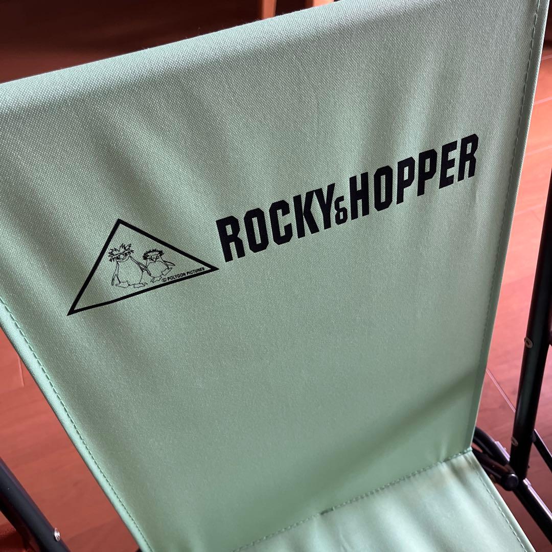 【ROCKY HOPPER】折りたたみアウトドアチェア ミントグリーン 4脚