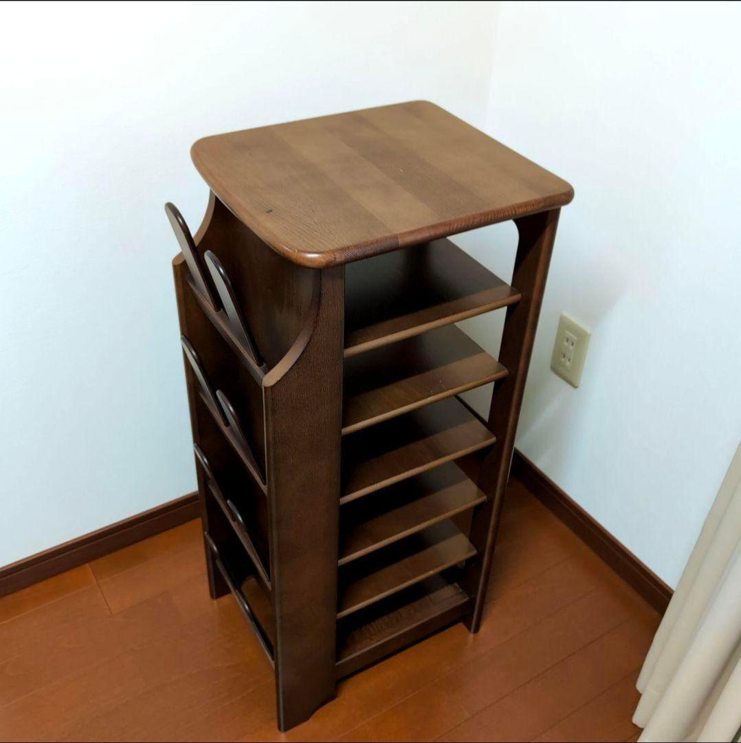 カリモク karimoku 6段 スリッパラック シューズラック　木製　玄関収納