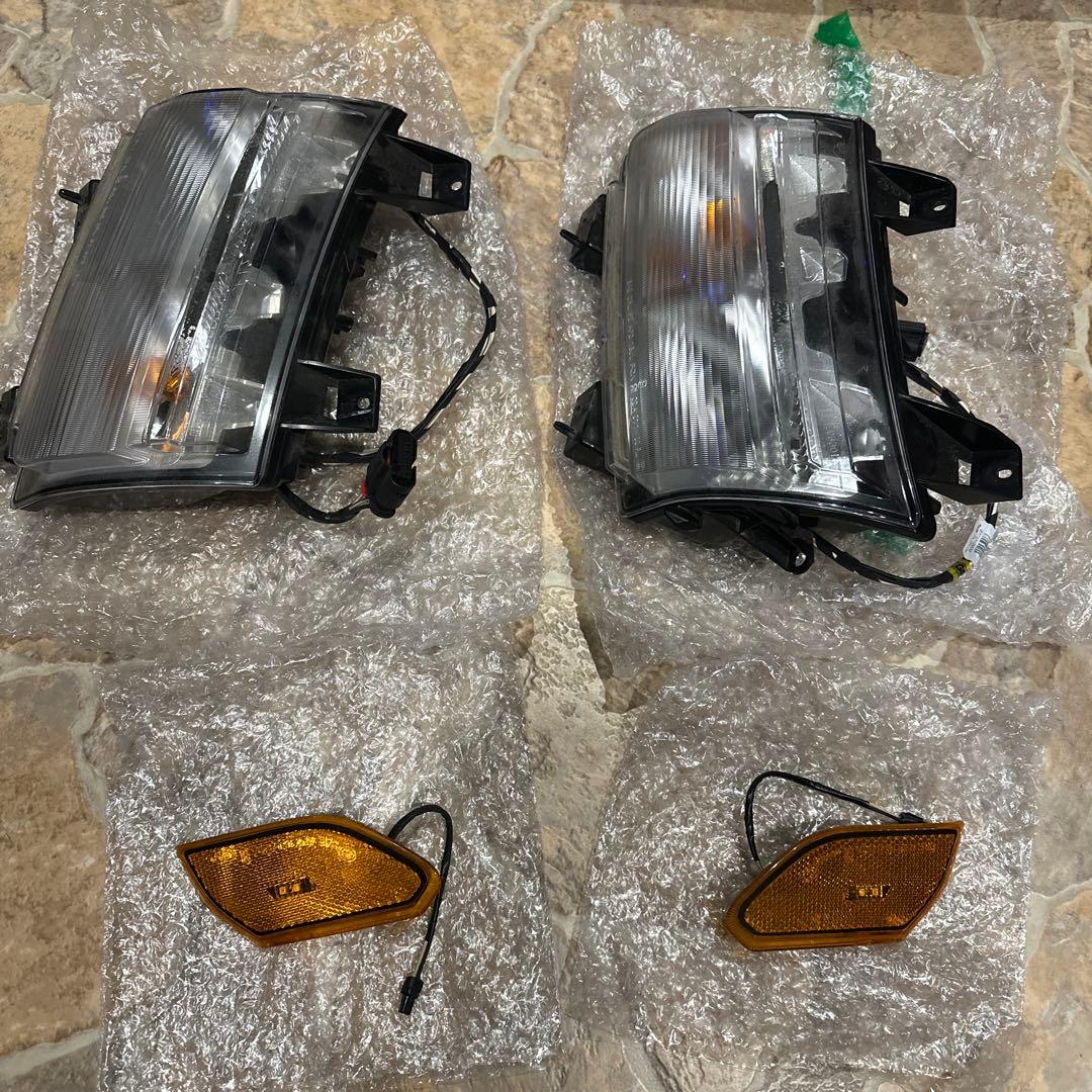 Jeep純正 ハロゲン フェンダーウインカー＆デイライト + サイドリピーター