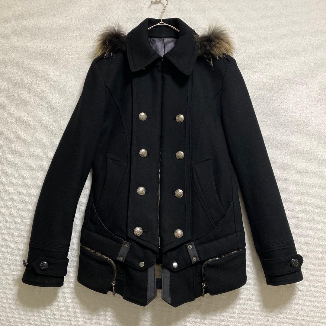『PPFM』 ナポレオンジャケット ファー付き 平成Y2K Sサイズ
