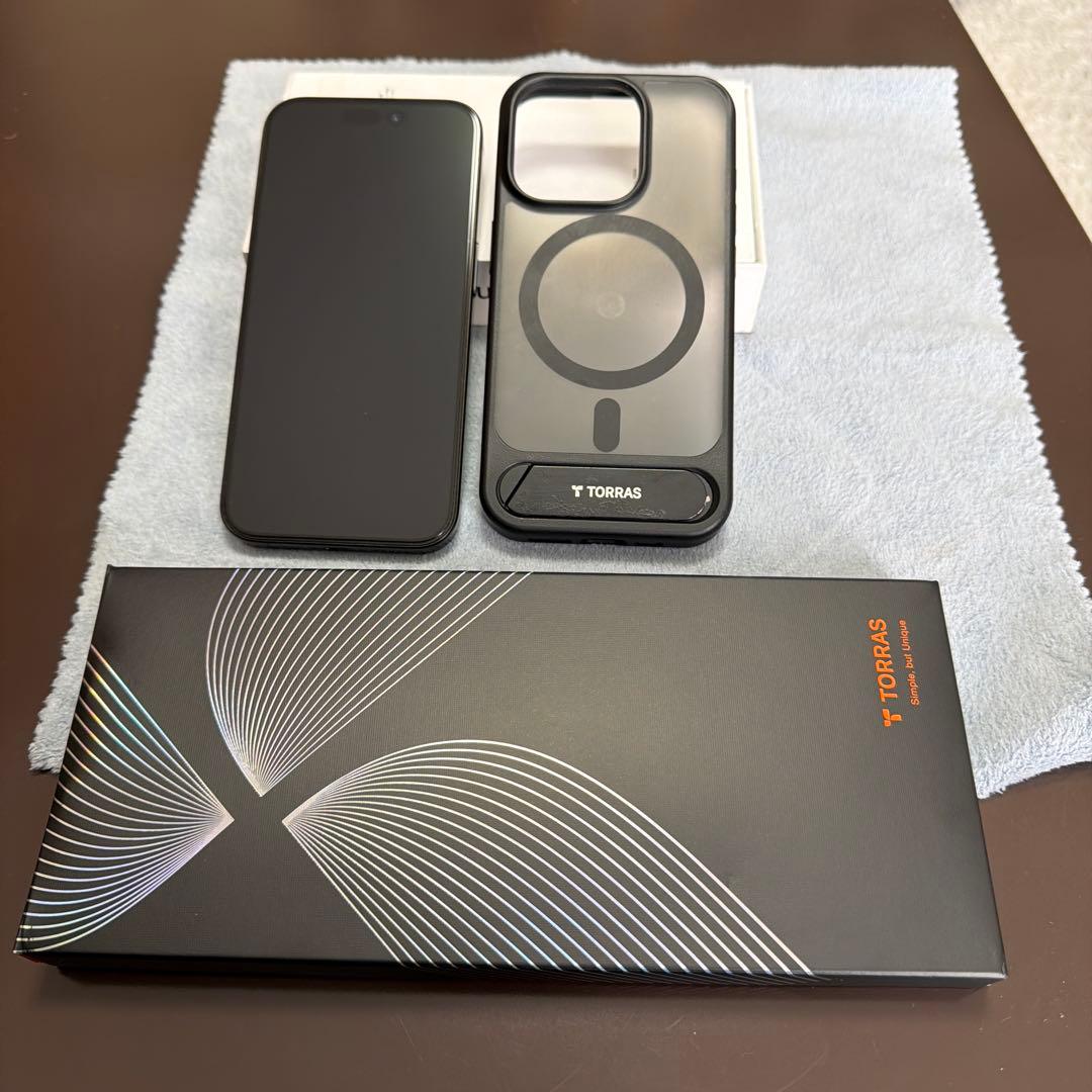 Apple iPhone 15 Pro 256GB ケース＆フィルム付き