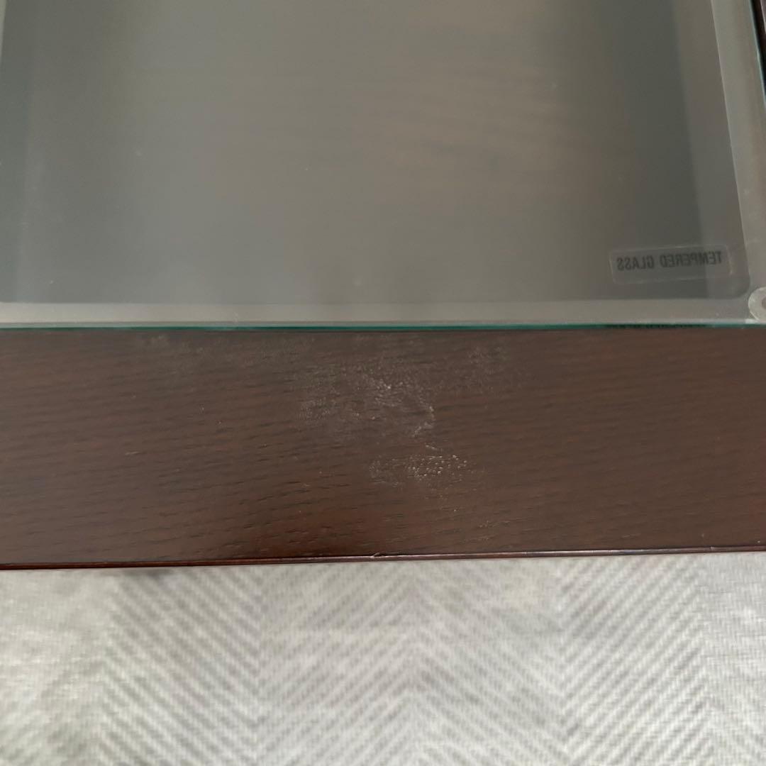 a.flat ガラス ローテーブル