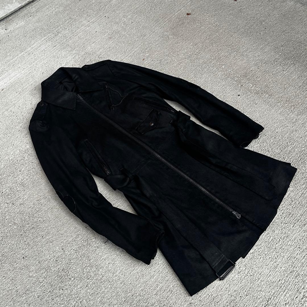 number (n)ine 06 noir期 ライダースコート archive