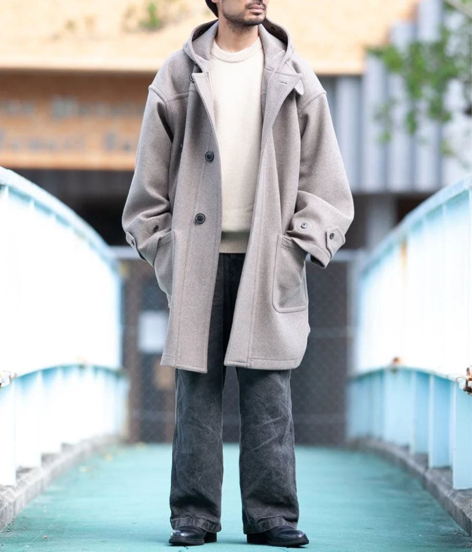 HERILL 22AW ブラックシープ ダッフルコート size : 2