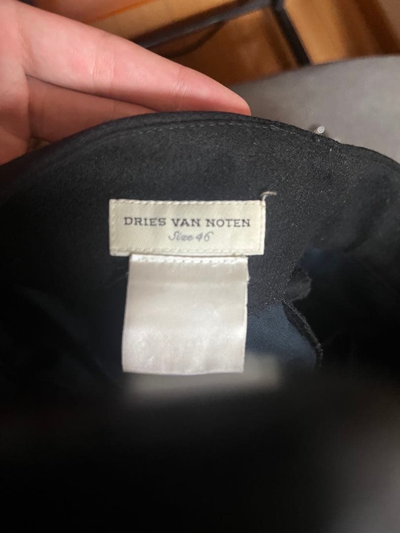 パンツ DRIES VAN NOTEN 2tuck Wool Wide Pants 46