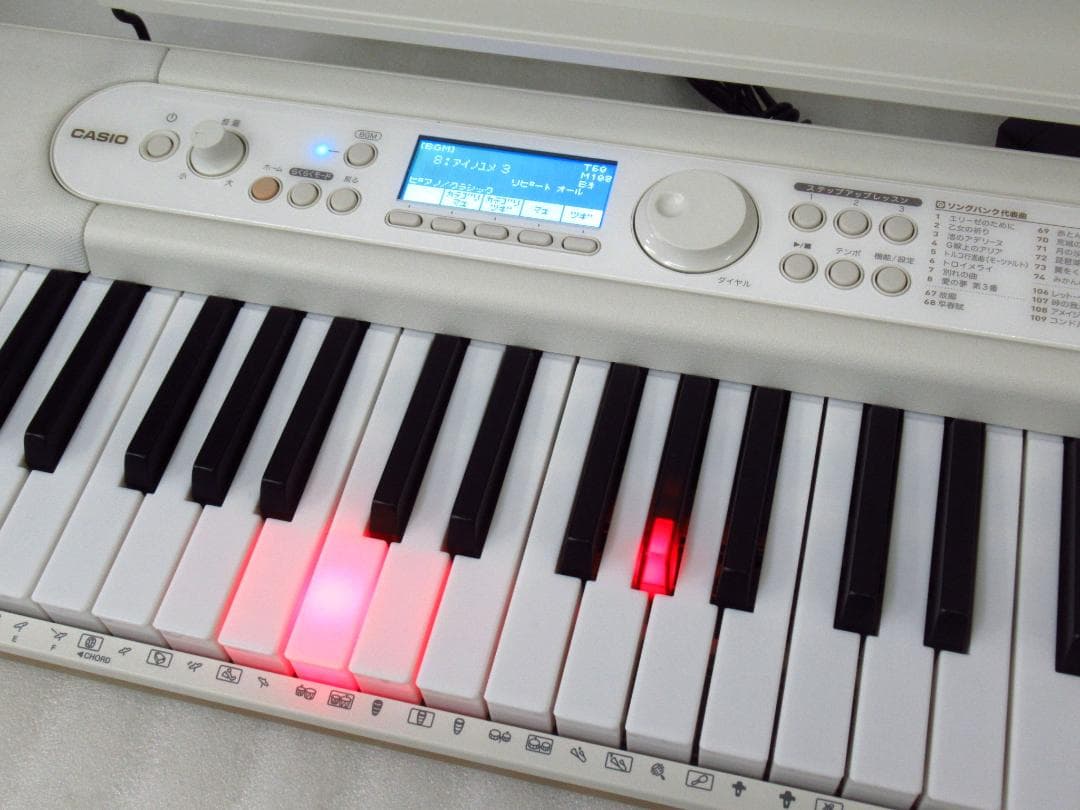 カシオ 電子キーボード カシオトーン DDV05 LK-526 動作美品