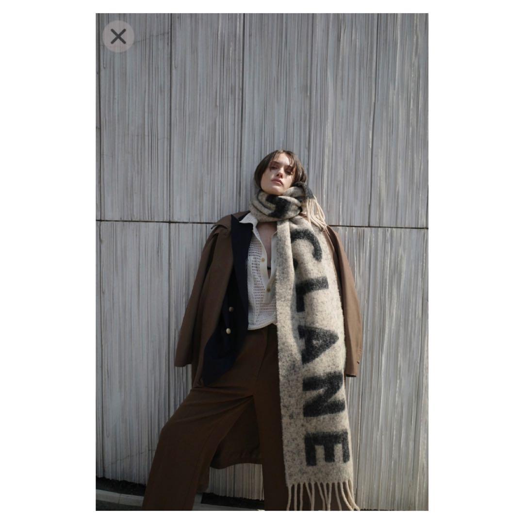 今季◇CLANE◇CLANE LOGO MUFFLER