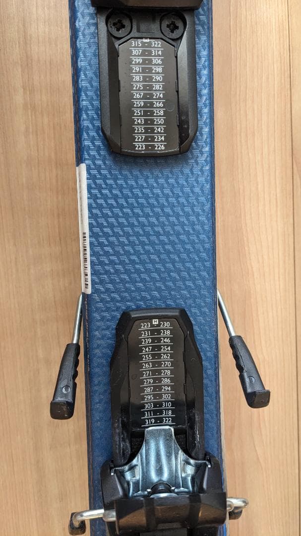 (子供用) スキー板 STREULE 130cm + ストック 100cm