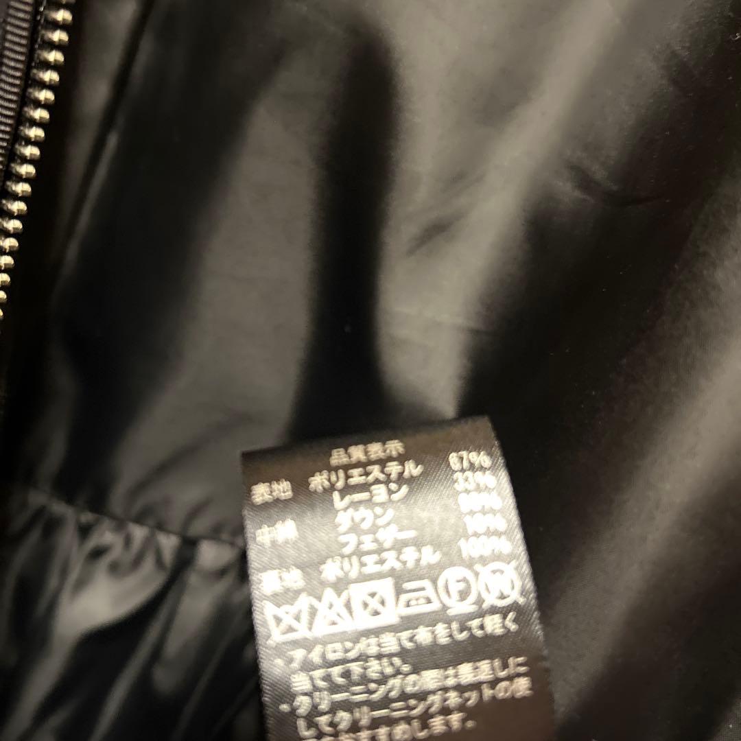 【美品】M-PREMIER ダウンベスト　黒　Lサイズ(38)