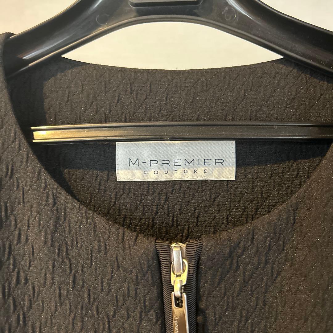 【美品】M-PREMIER ダウンベスト　黒　Lサイズ(38)