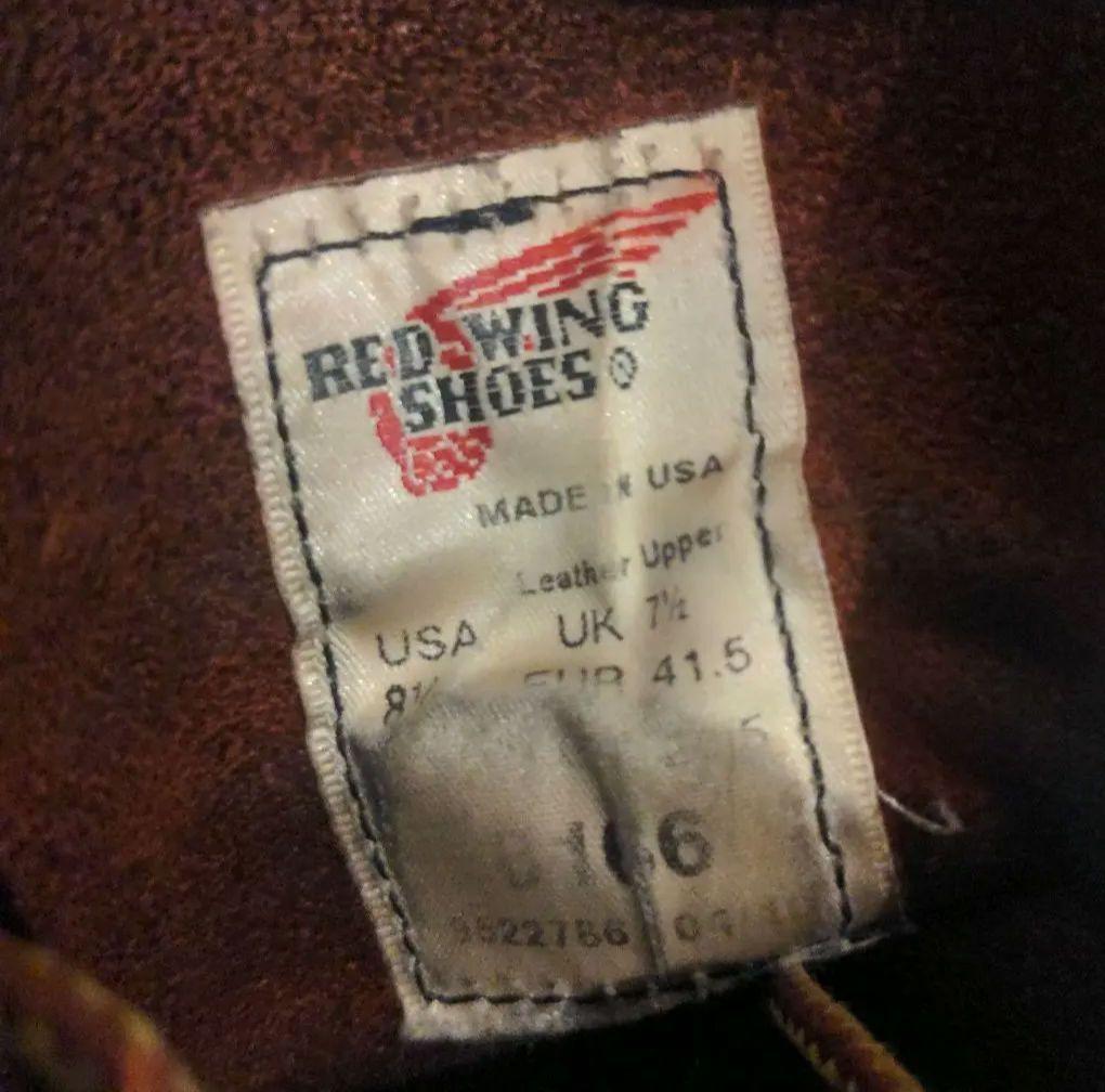 RED WING 8166 ブーツ 26.5cm (UK 7 1/2)
