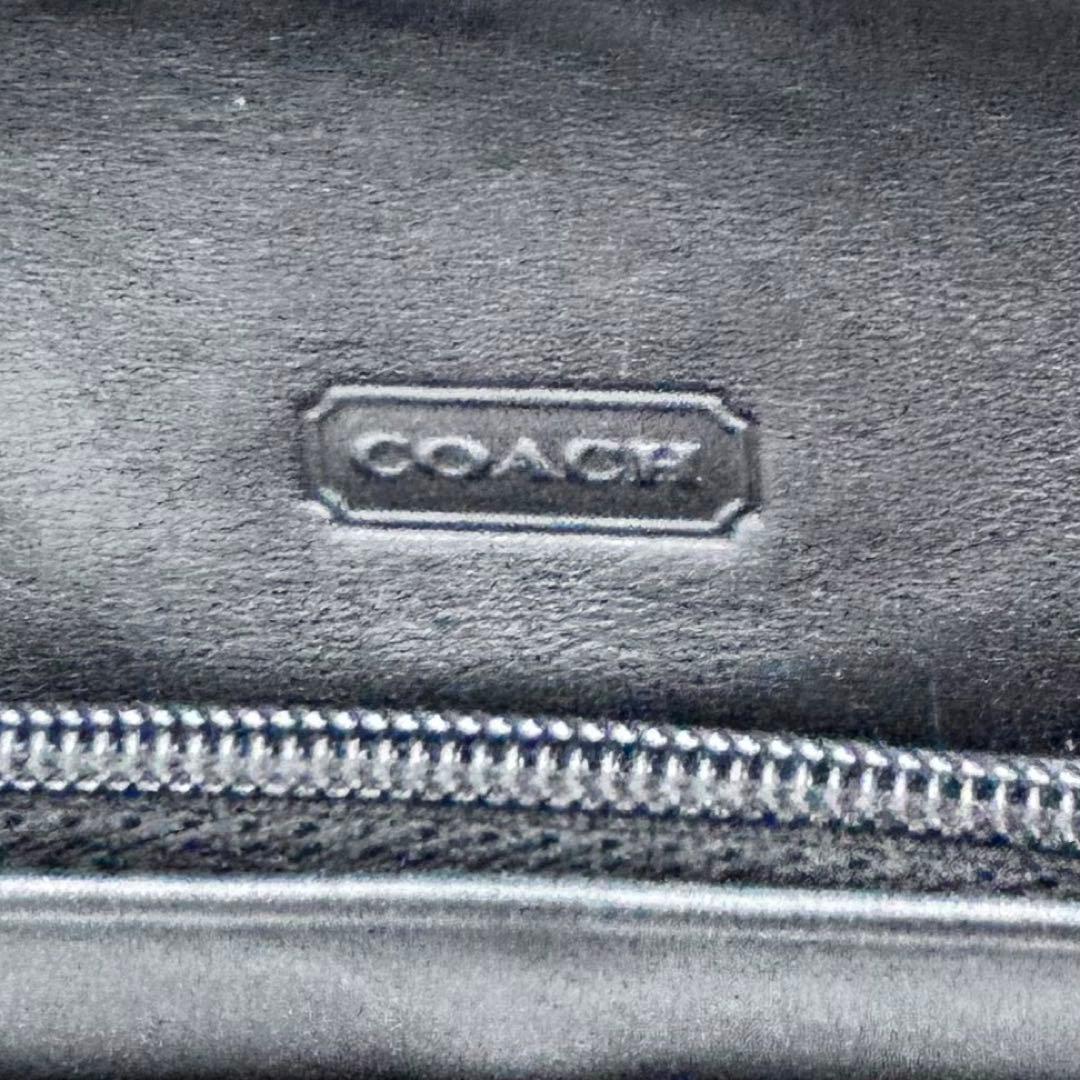 ✨美品✨ COACH コーチ レザー 二つ折り 長財布 黒 ヴォルテックス
