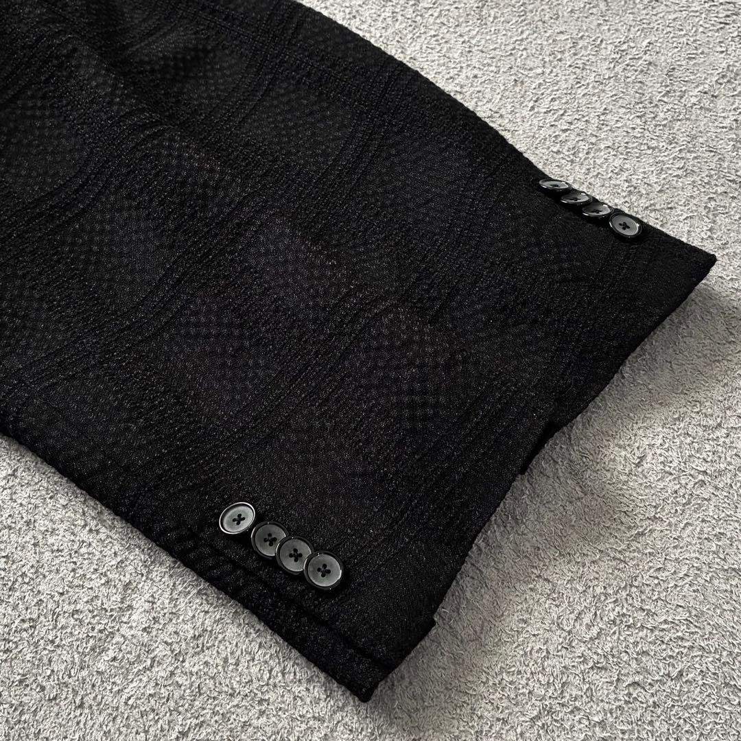 未使用級 TAGLIATORE テーラードジャケット DAKAR 黒 50