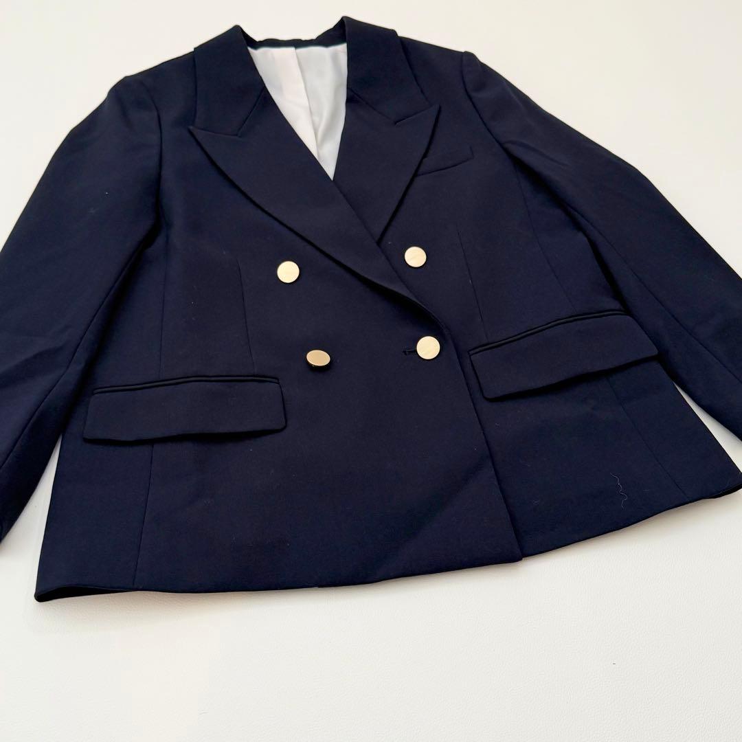 25SS✨ミラオーウェン 金釦 ダブルブレストブレザー FREE