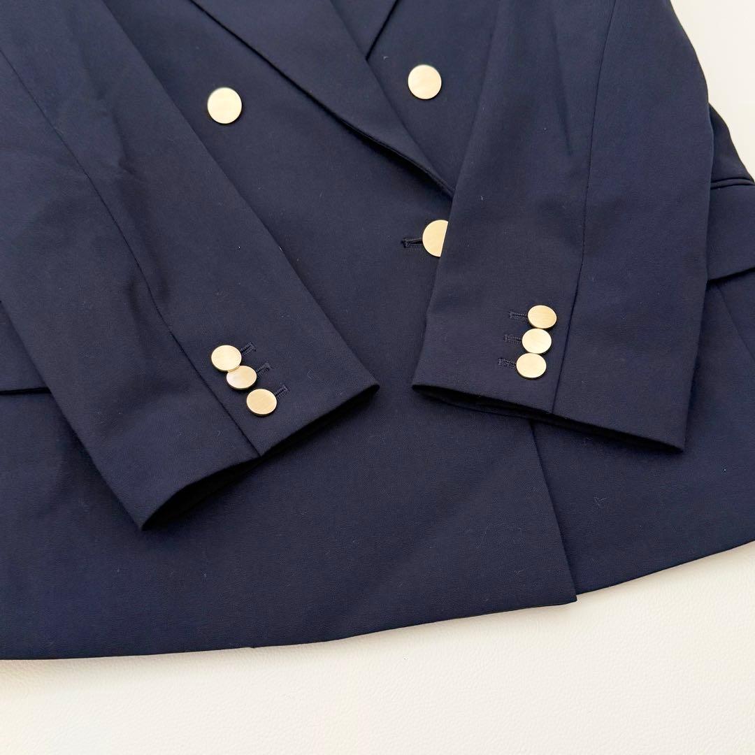 25SS✨ミラオーウェン 金釦 ダブルブレストブレザー FREE
