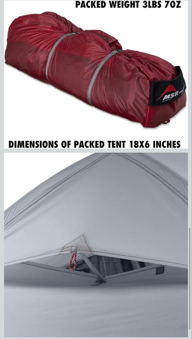 最終値下げ　新品 MSR Hubba Hubba NX テント フットプリント付