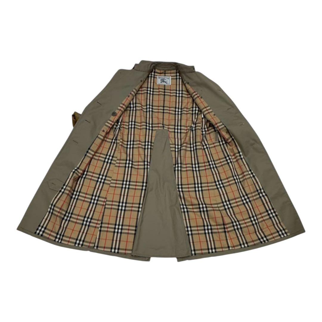 バーバリー BURBERRY 玉虫色　トレンチコート ノバチェック 白タグ