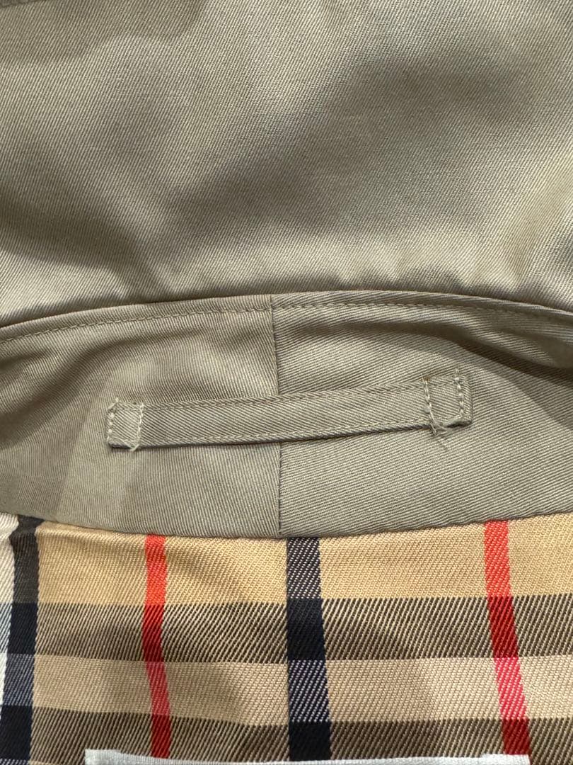 バーバリー BURBERRY 玉虫色　トレンチコート ノバチェック 白タグ