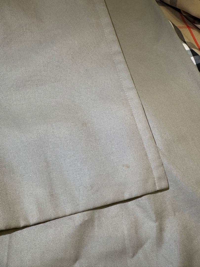 バーバリー BURBERRY 玉虫色　トレンチコート ノバチェック 白タグ