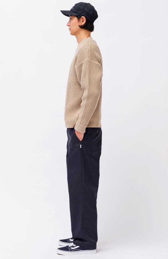 パンツ WTAPS WRKT2001 TROUSERS CTPL.TWILL NAVY