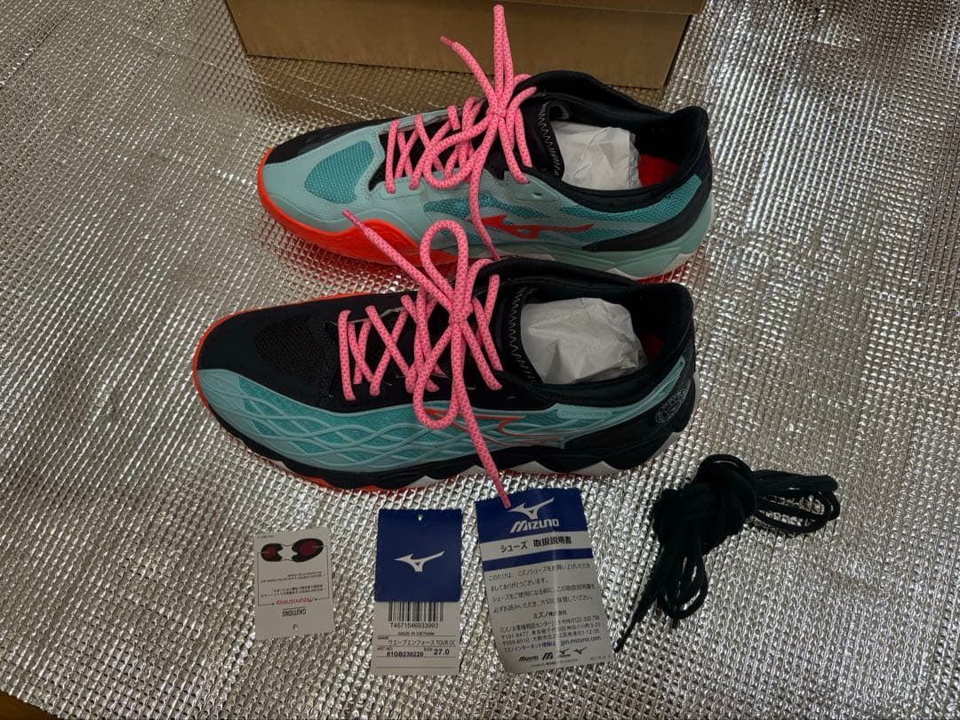 ミズノ　テニスシューズ　ウェーブエンフォースツアーOC 27センチ