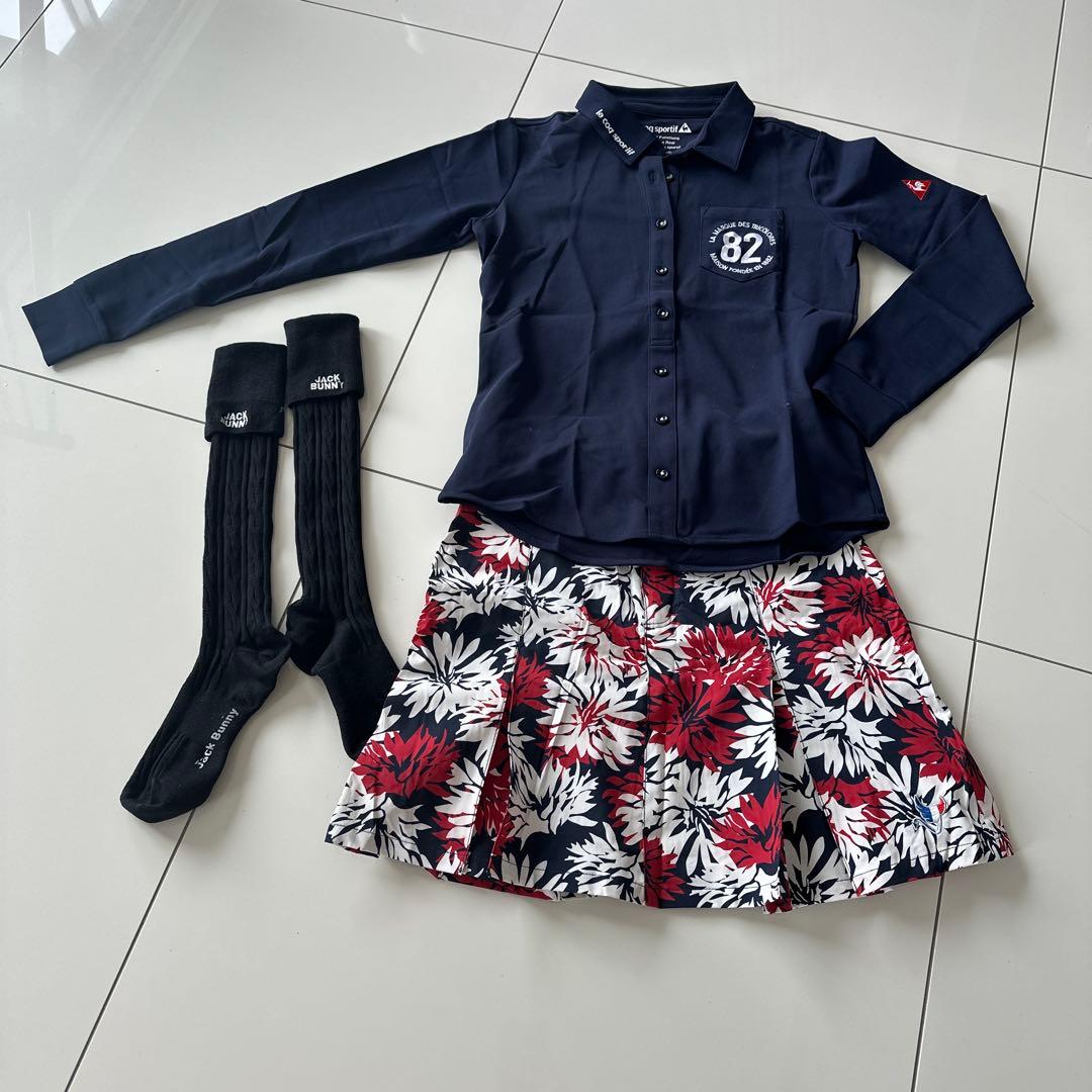 レディース　ゴルフウェア　セット　ルコック　ジャックバニー　新品未使用　ゴルフ