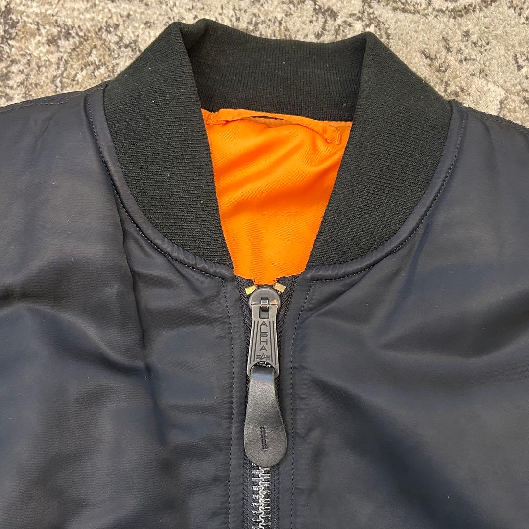 アルファALPHA INDUSTRIES MA-1 フライトジャケット XL 黒