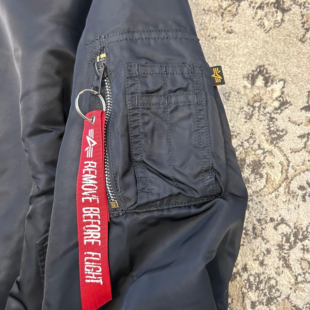 アルファALPHA INDUSTRIES MA-1 フライトジャケット XL 黒