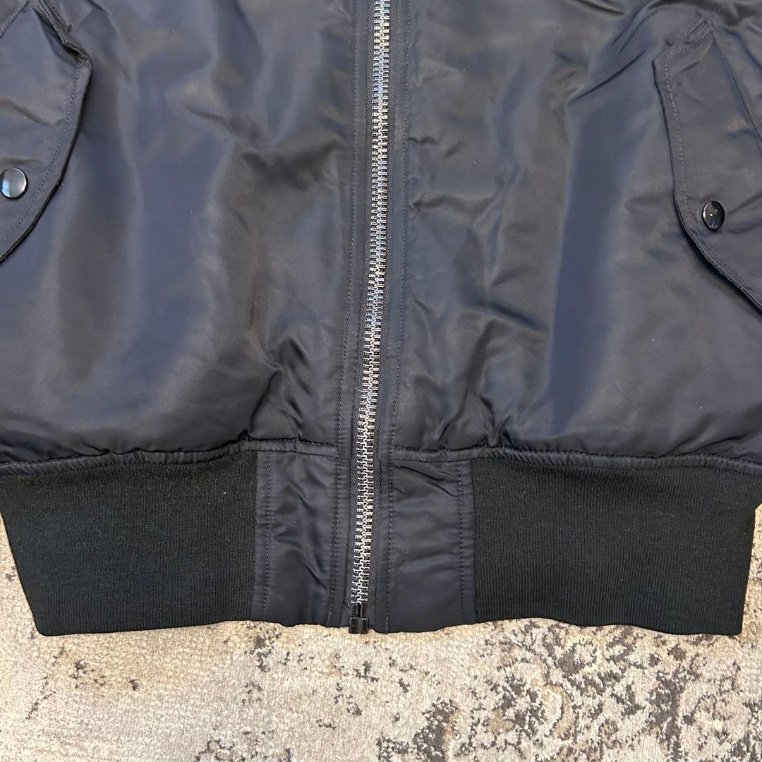 アルファALPHA INDUSTRIES MA-1 フライトジャケット XL 黒