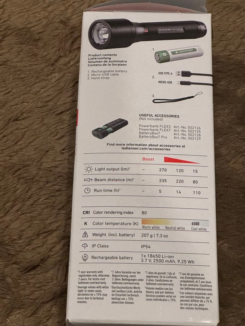 LEDLENSER P6R CORE QC レッドレンザー