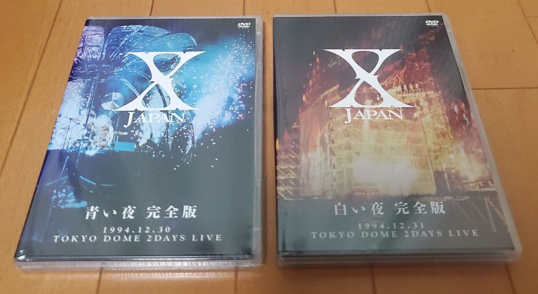 【完全新品】X JAPAN/青い夜 白い夜 完全版DVD-BOX(初回限定生産)