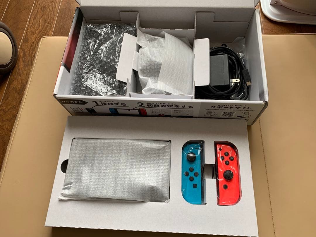 【箱付き】Nintendo Switch 本体 青/赤 スイッチ 任天堂