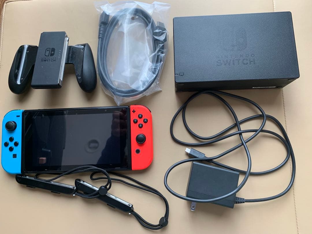 【箱付き】Nintendo Switch 本体 青/赤 スイッチ 任天堂