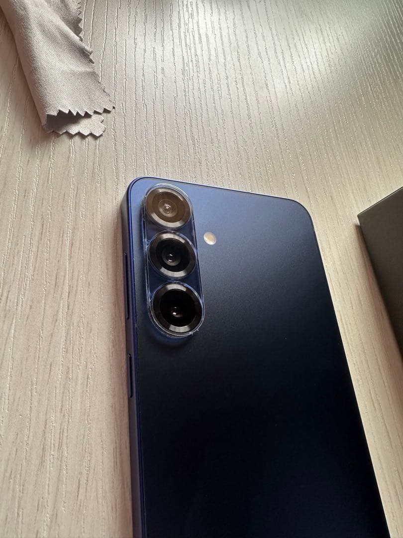 Galaxy S25 ネイビー（SIMトレイ無し） 箱付き+ケース&フィルム