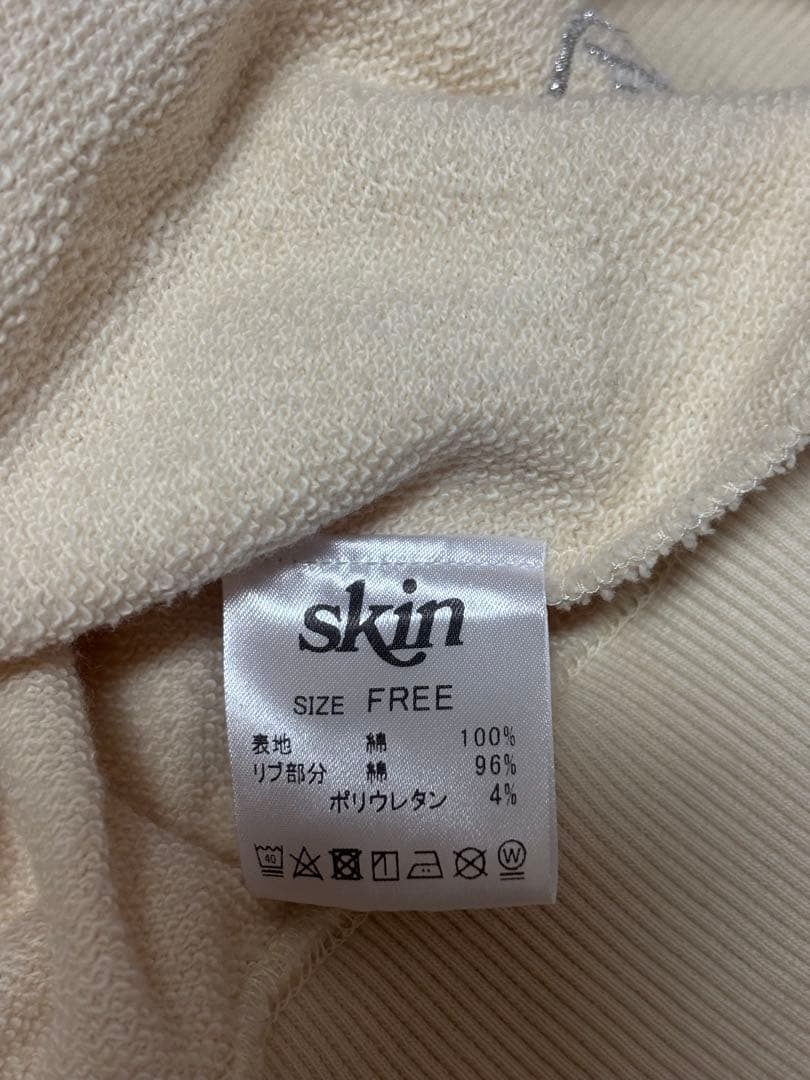 【SKIN × EDIT. FOR LULU】コラボ クロップドスウェット