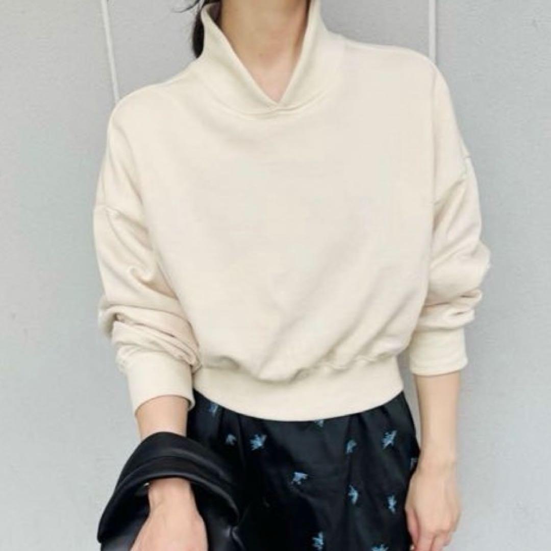 【SKIN × EDIT. FOR LULU】コラボ クロップドスウェット