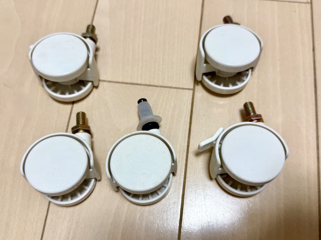 送料込 キッチンキャビネット90 引出6 ステンレス天板 キャスター電源付 国産