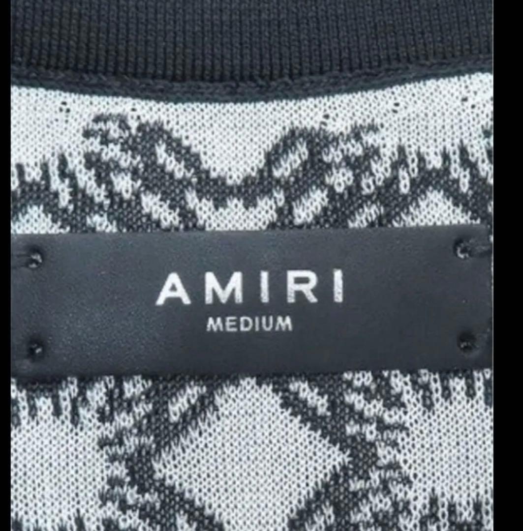 美品　25SS AMIRI MA Quad ニットポロシャツ　¥174500