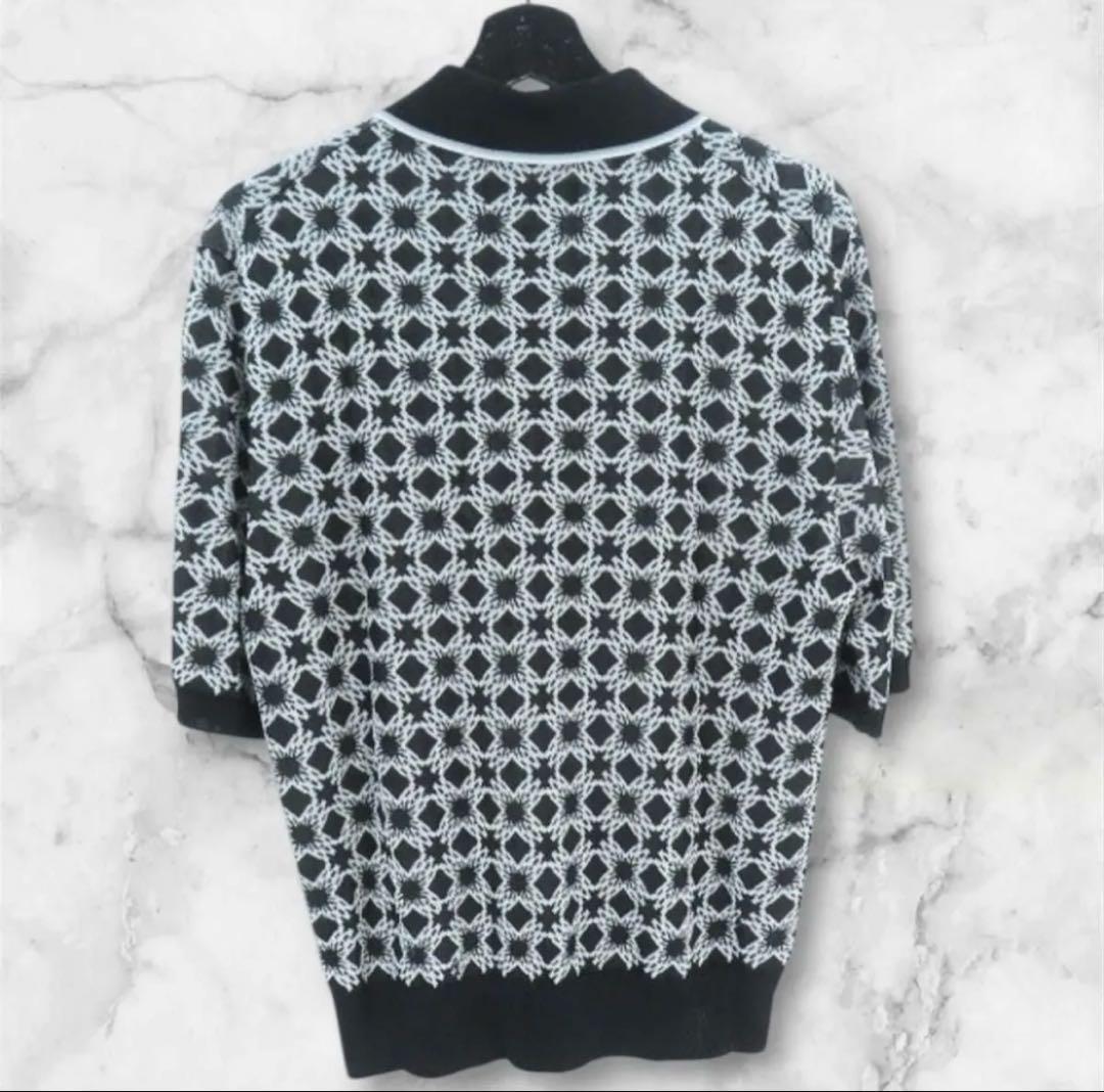 美品　25SS AMIRI MA Quad ニットポロシャツ　¥174500