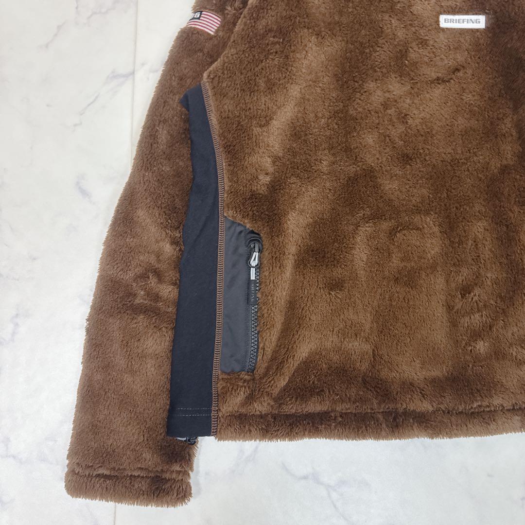 ✨美品✨BRIEFING ボア フリース パーカー POLATEC サイズM