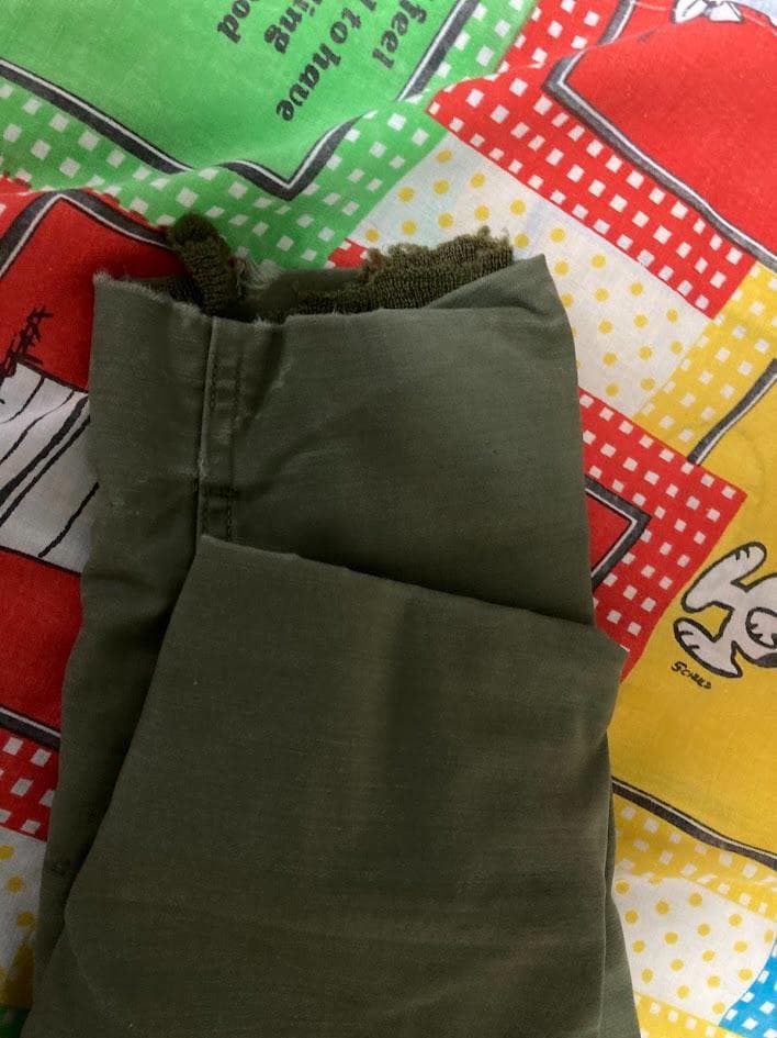 Masashius navy A-2 デッキジャケット コンマージッパー