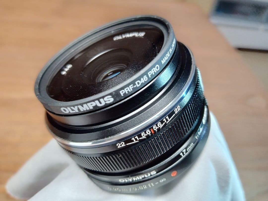 最終価格レンズプロテクター付 OLYMPUS M.ZUIKO 17mm F1.8