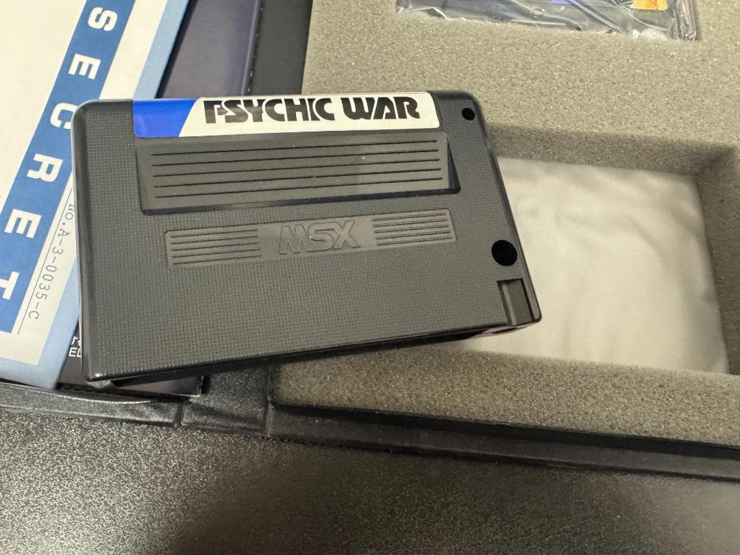 MSX サイキックウォー　PSYCHIC WAR　美品